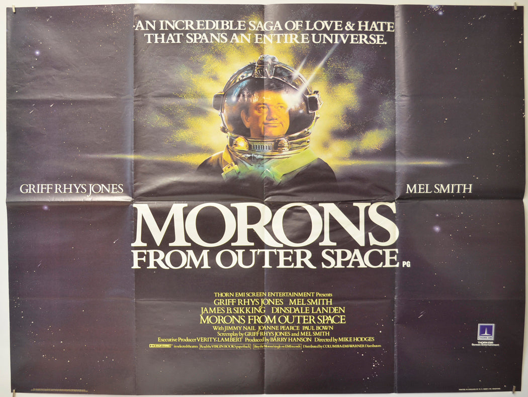 Morons From Outer Space  Original Quad Poster - Film Poster - Movie Poster