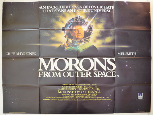 Morons From Outer Space Original Quad Poster - Film Poster - Movie Poster  