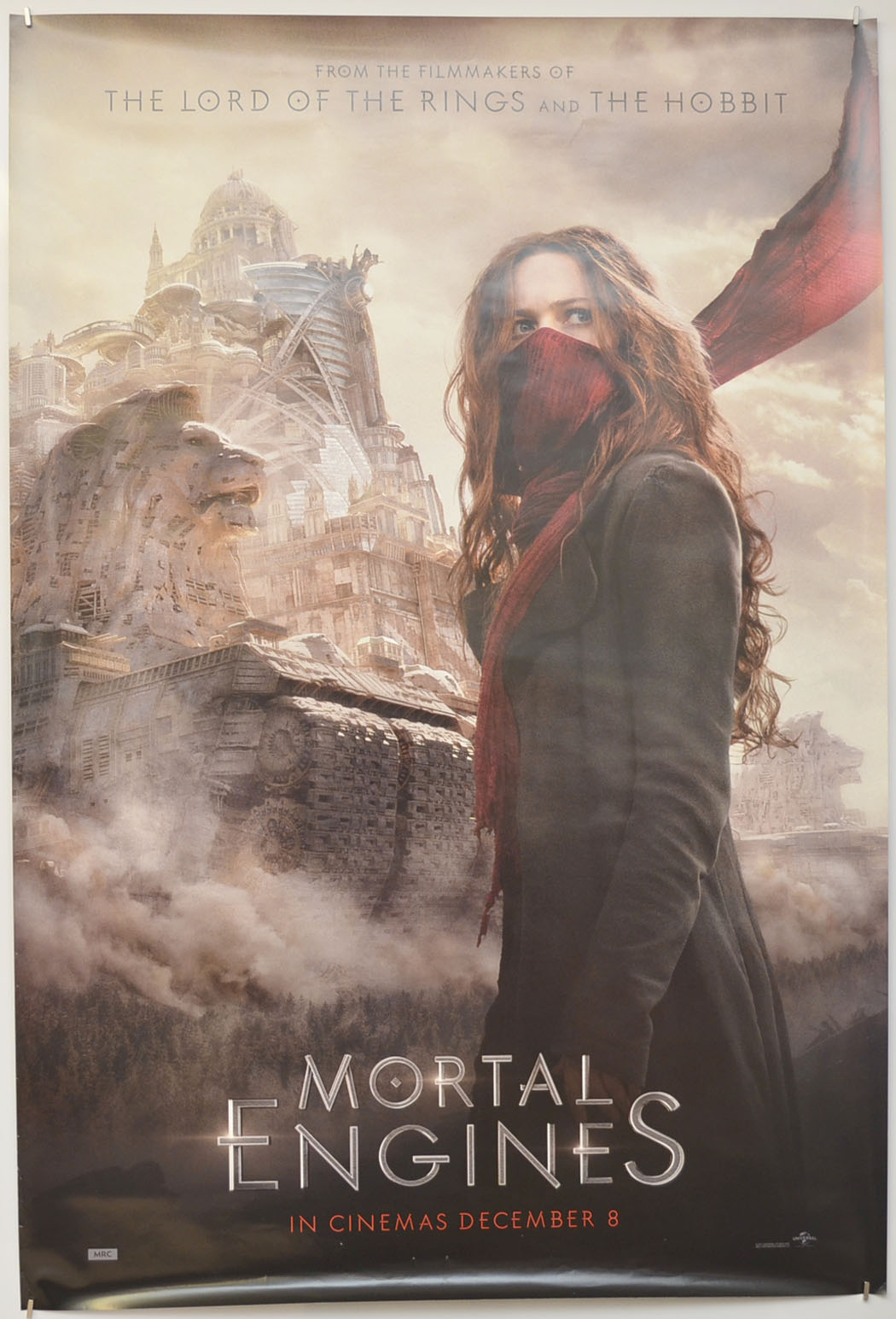 Mortal Engines (Teaser / Advance Version 2)  Original One Sheet Poster - Film Poster - Movie Poster