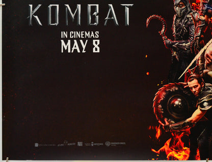 Mortal Kombat II (Bottom Left) Cinema Quad Movie Poster 