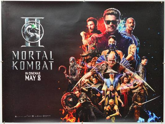 Mortal Kombat II - Original Quad Poster - Film Poster - Movie Poster