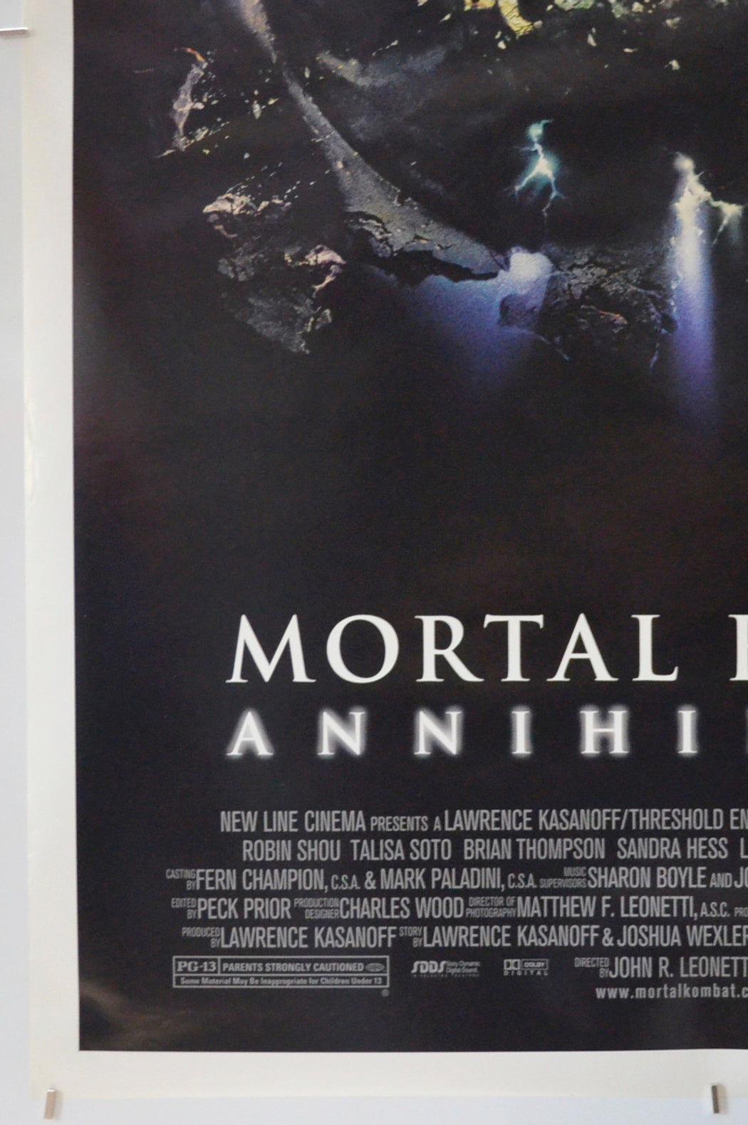 MORTAL KOMBAT ANNIHILATION (Bottom Left) Cinema One Sheet Movie Poster 