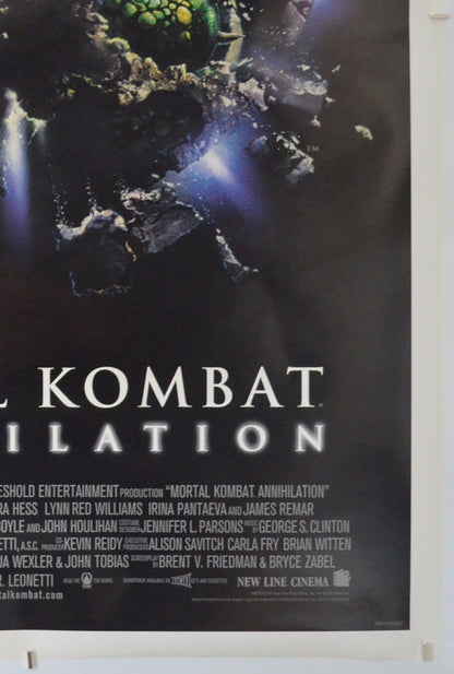 MORTAL KOMBAT ANNIHILATION (Bottom Right) Cinema One Sheet Movie Poster 