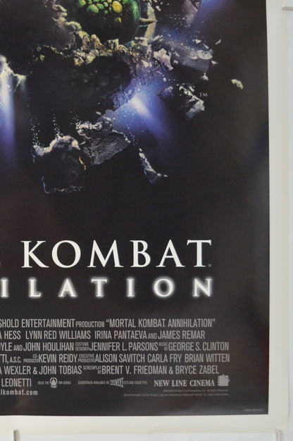 MORTAL KOMBAT ANNIHILATION (Bottom Right) Cinema One Sheet Movie Poster 