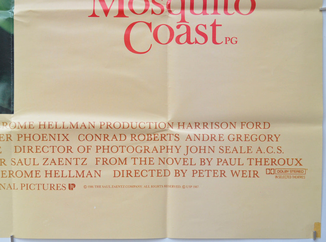 THE MOSQUITO COAST (Bottom Right) Cinema Quad Movie Poster 