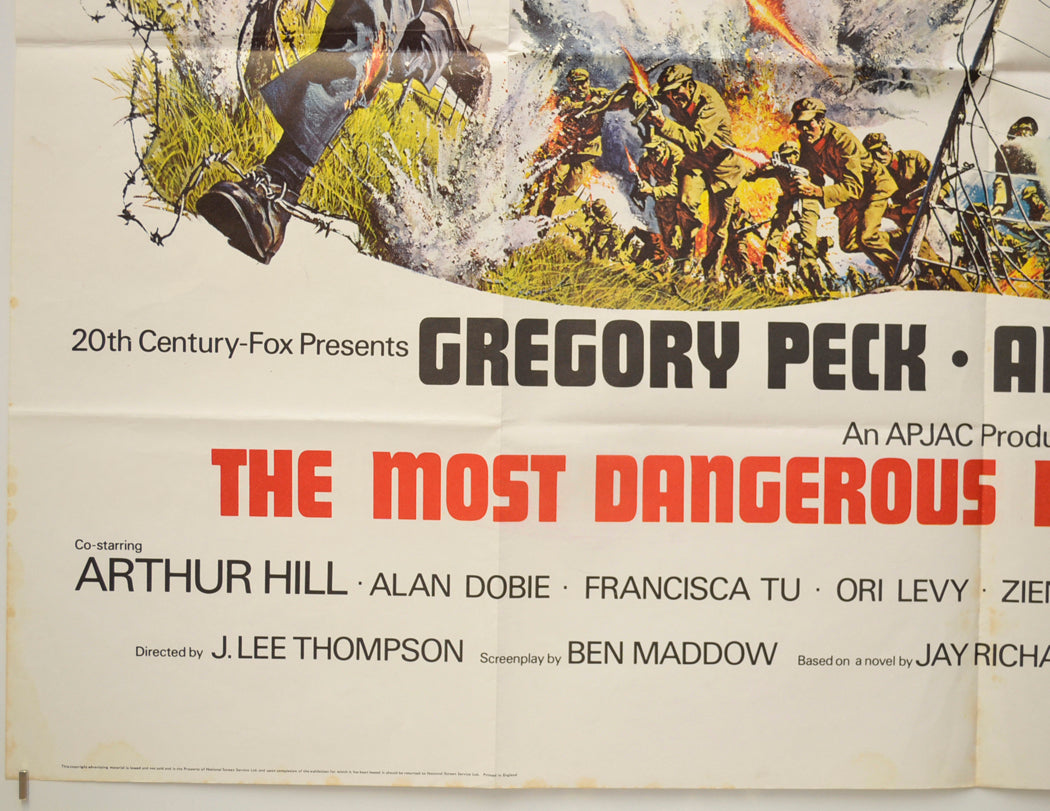 THE MOST DANGEROUS MAN IN THE WORLD (Bottom Left) Cinema Quad Movie Poster 