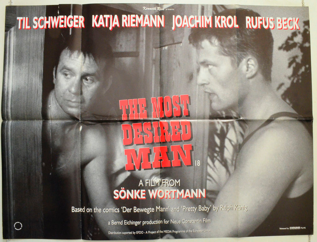 The Most Desired Man  (a.k.a. Der bewegte Mann)   Original British Quad Poster - Film Poster - Movie Poster 