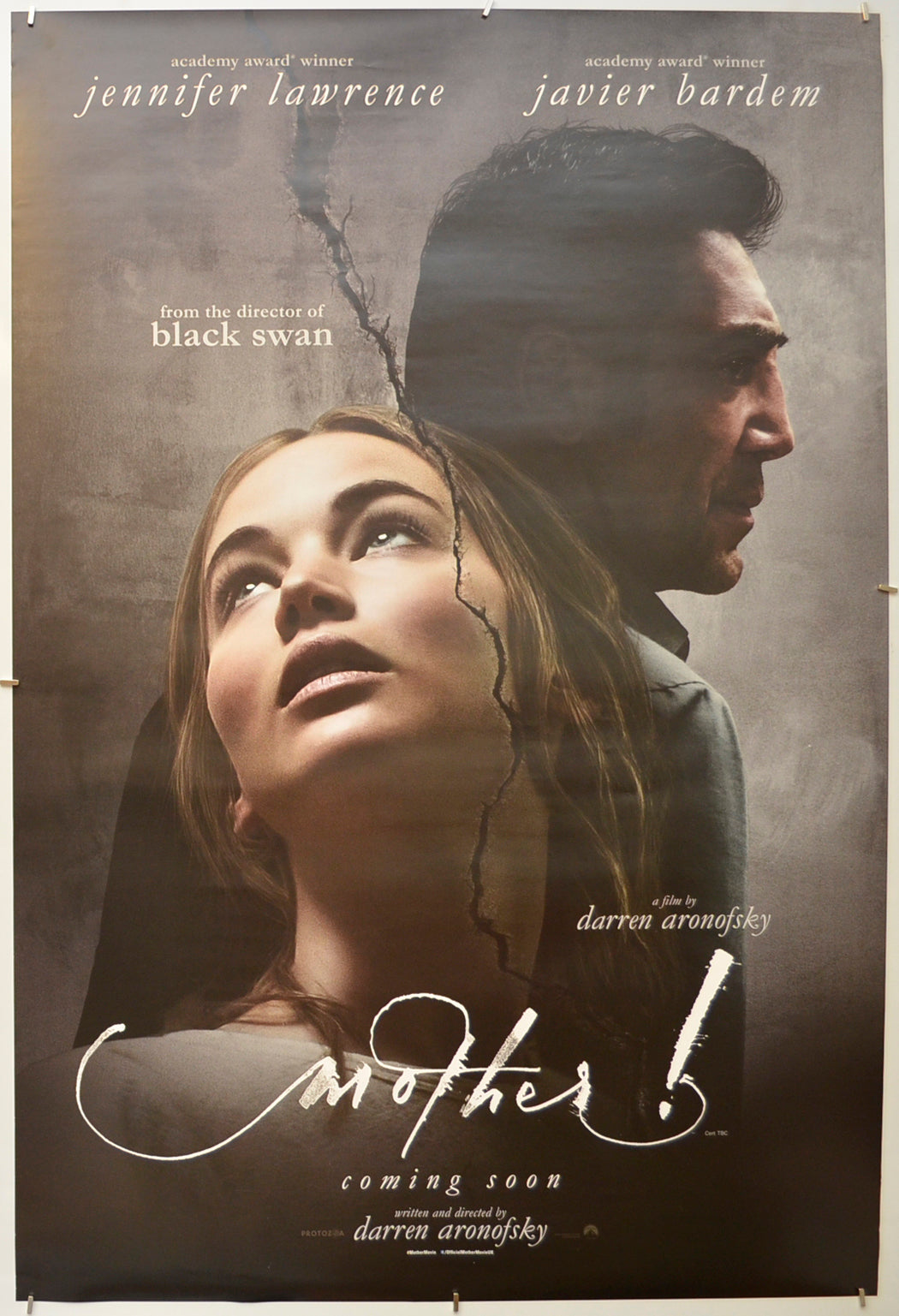 Mother! (Teaser / Advance Version)  Original One Sheet Poster - Film Poster - Movie Poster