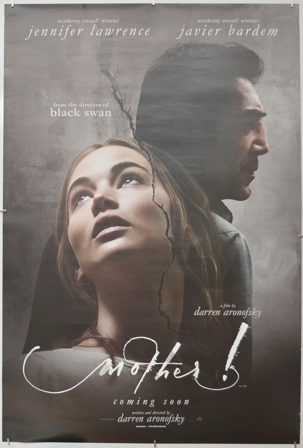 Mother! (Teaser / Advance Version) Original One Sheet Poster - Film Poster - Movie Poster