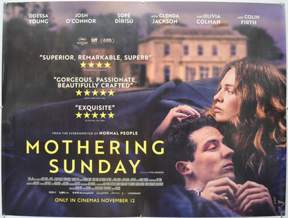 Mothering Sunday - Original Quad Poster - Film Poster - Movie Poster