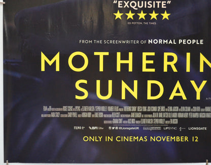 MOTHERING SUNDAY (Bottom Left) Cinema Quad Movie Poster 