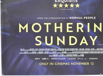 MOTHERING SUNDAY (Bottom Left) Cinema Quad Movie Poster 