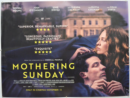 Mothering Sunday Original Quad Poster - Film Poster - Movie Poster