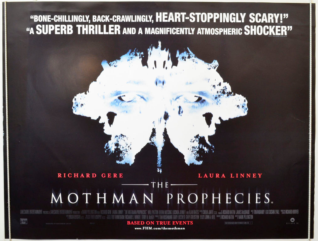 The Mothman Prophecies Original British Quad Poster - Movie Poster