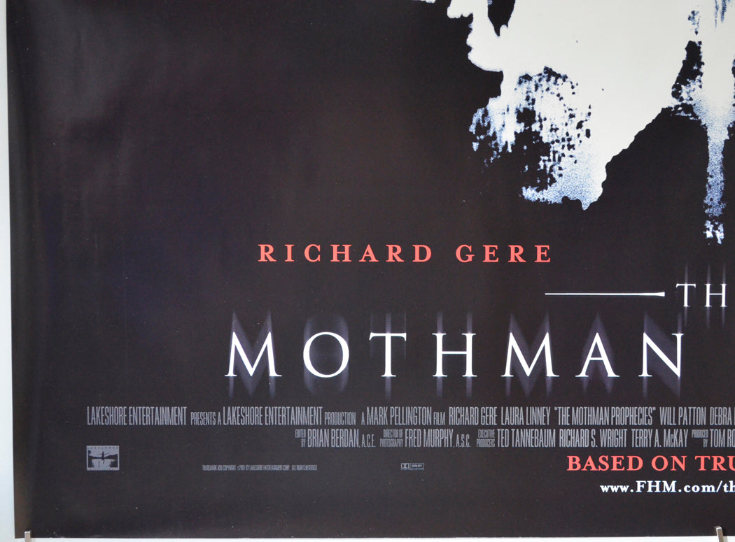 THE MOTHMAN PROPHECIES (Bottom Left) Cinema Quad Movie Poster 