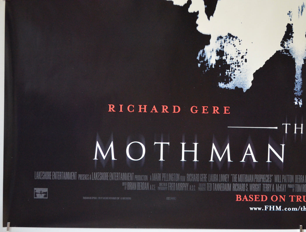 THE MOTHMAN PROPHECIES (Bottom Left) Cinema Quad Movie Poster 