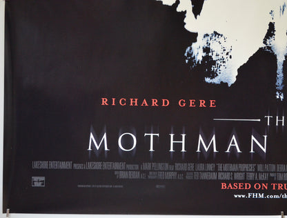 THE MOTHMAN PROPHECIES (Bottom Left) Cinema Quad Movie Poster 