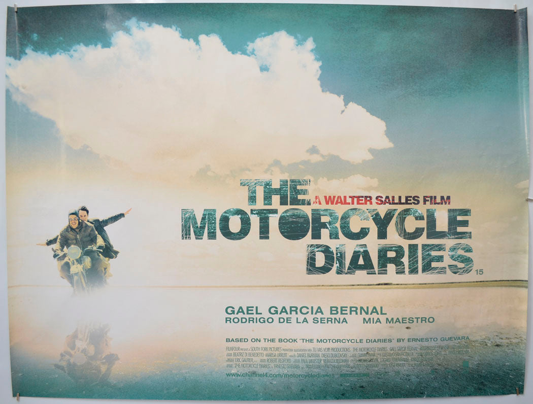 The Motorcycle Diaries (a.k.a. Diarios de motocicleta) Original Quad Poster - Film Poster - Movie Poster