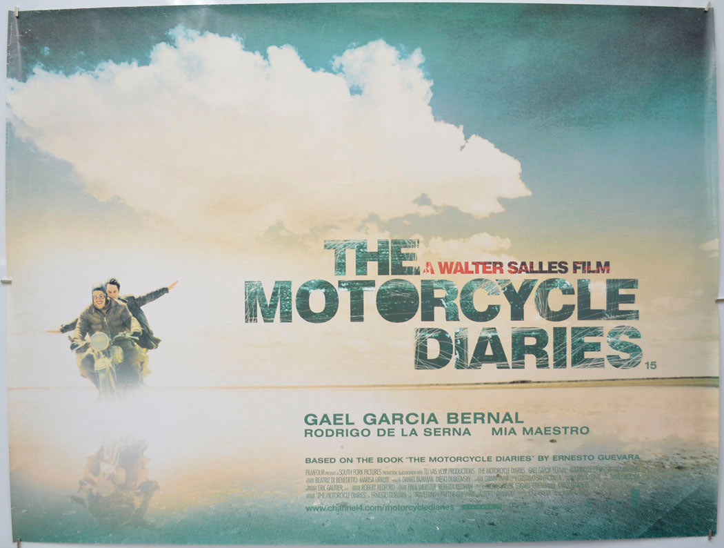 The Motorcycle Diaries (a.k.a. Diarios de motocicleta) Original Quad Poster - Film Poster - Movie Poster