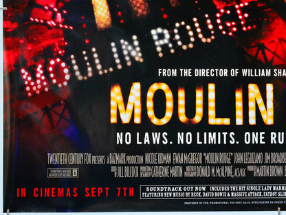 Moulin Rouge (Bottom Left) Cinema Quad Movie Poster 