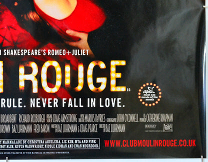 Moulin Rouge (Bottom Right) Cinema Quad Movie Poster 
