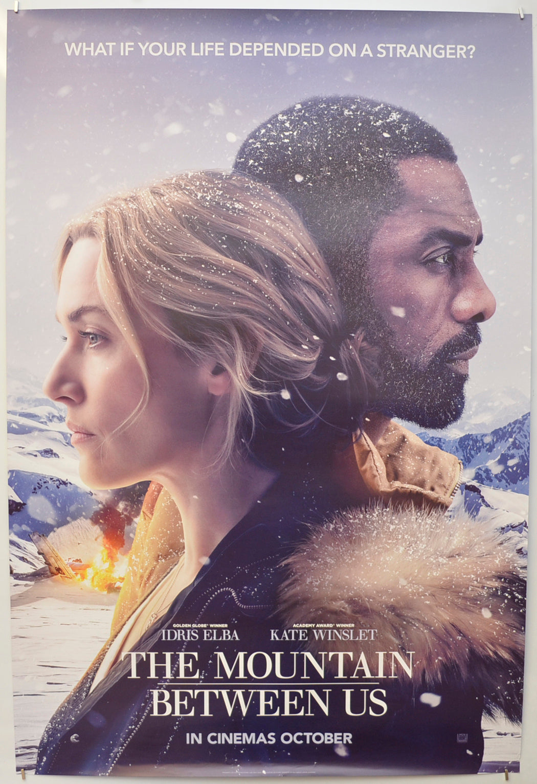 The Mountain Between Us (Teaser / Advance Version)  Original One Sheet Poster - Film Poster - Movie Poster