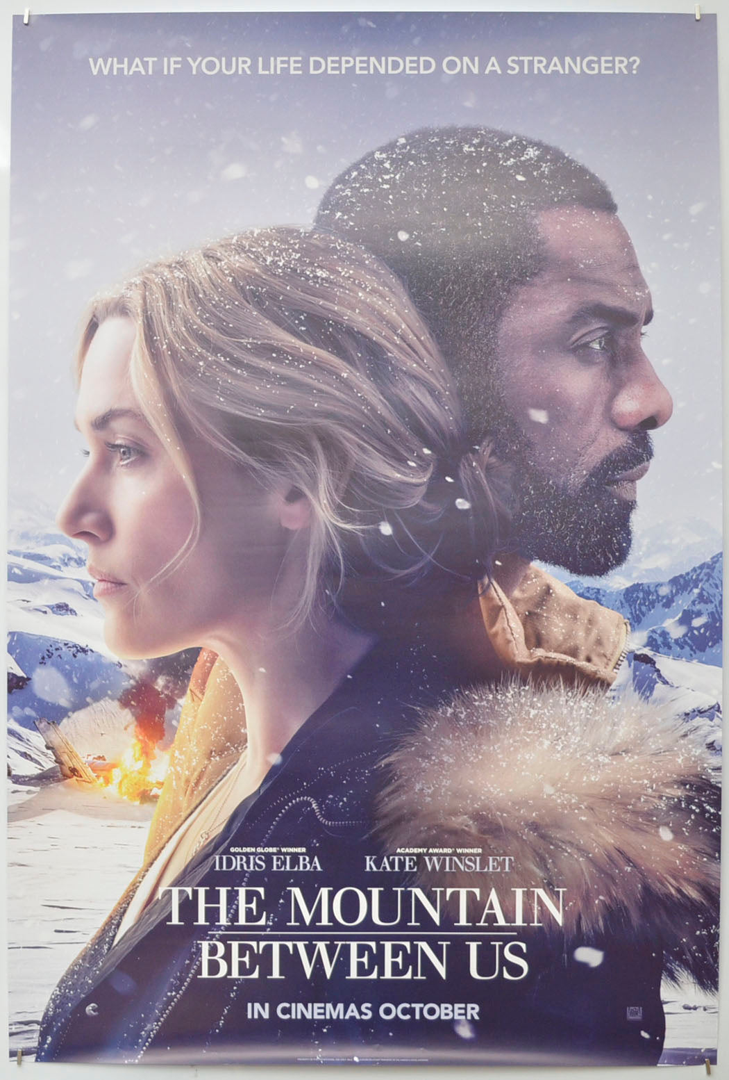 The Mountain Between Us (Teaser / Advance Version) Original One Sheet Poster - Film Poster - Movie Poster