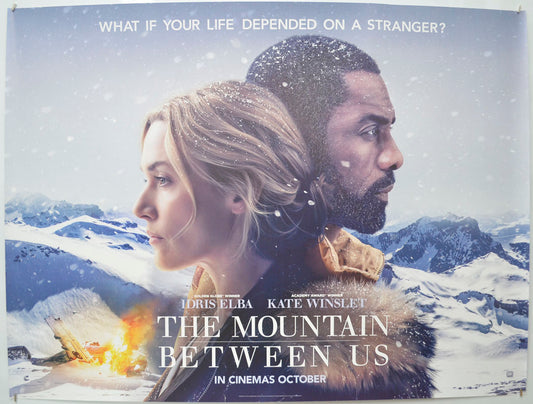 The Mountain Between Us (Teaser / Advance Version) Original Quad Poster - Film Poster - Movie Poster