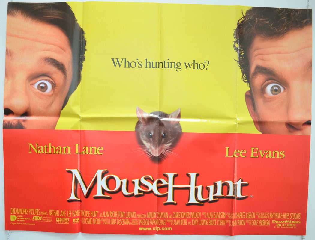 Mousehunt  Original British Quad Poster - Film Poster - Movie Poster 