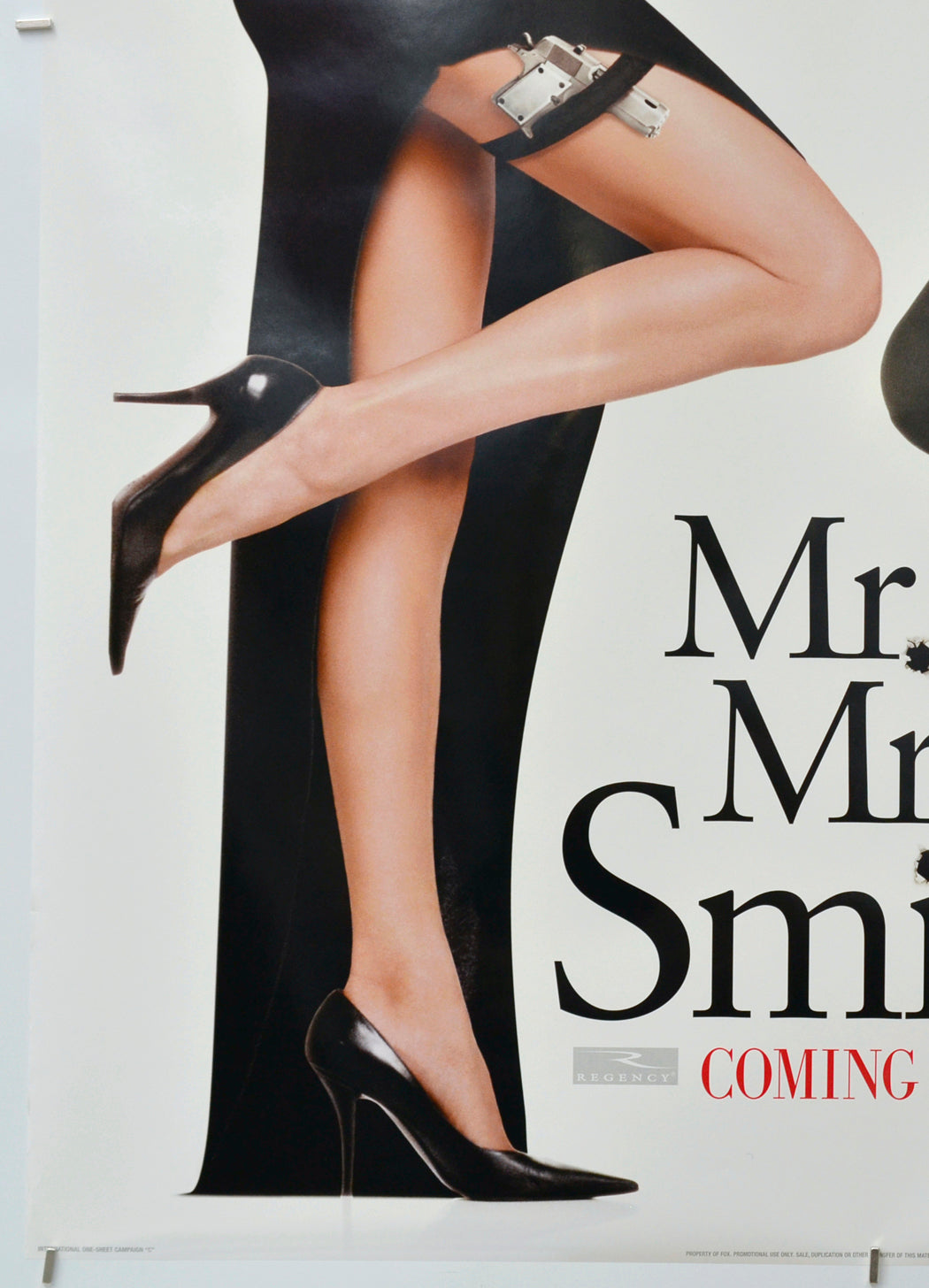 Mr And Mrs Smith (Bottom Left) Cinema One Sheet Movie Poster 