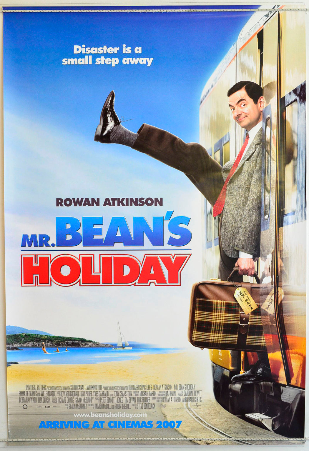 Mr. Bean's Holiday   (Teaser / Advance Version) Original One Sheet Poster - Film Poster - Movie Poster