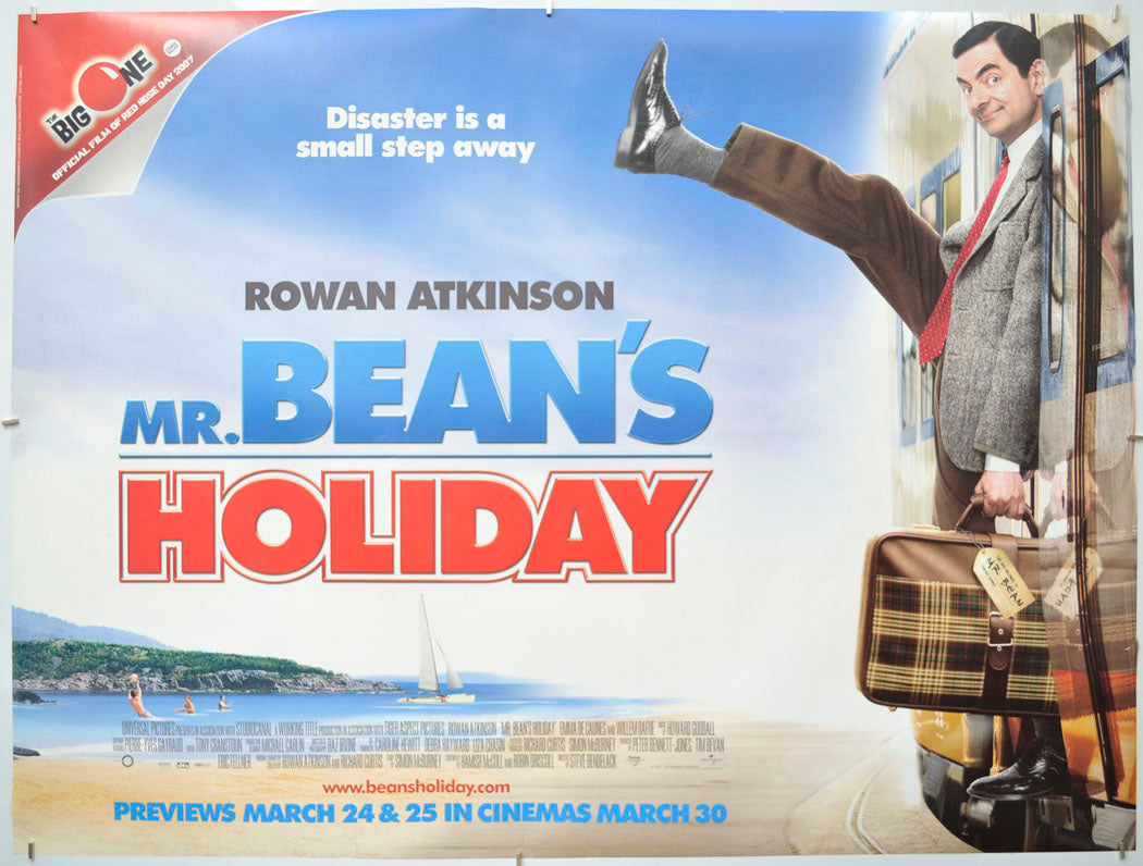 Mr. Bean's Holiday  Original Quad Poster - Film Poster - Movie Poster