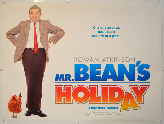 Mr. Bean's Holiday  Original Quad Poster - Film Poster - Movie Poster