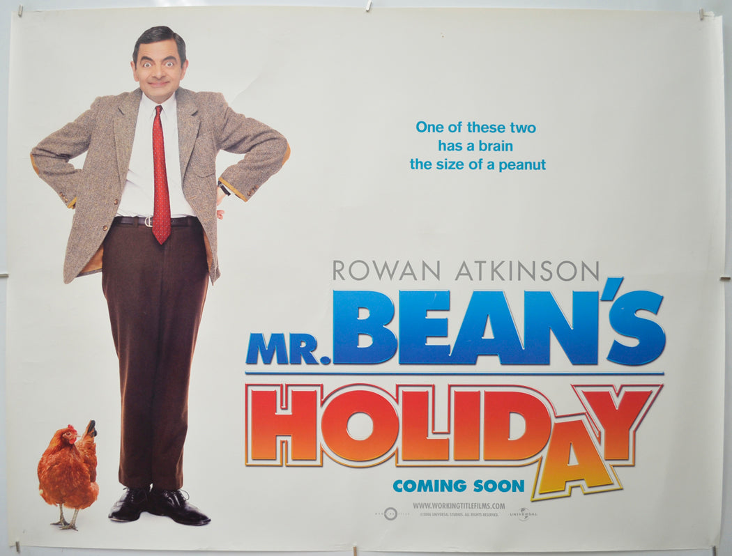 Mr. Bean's Holiday Original Quad Poster - Film Poster - Movie Poster  