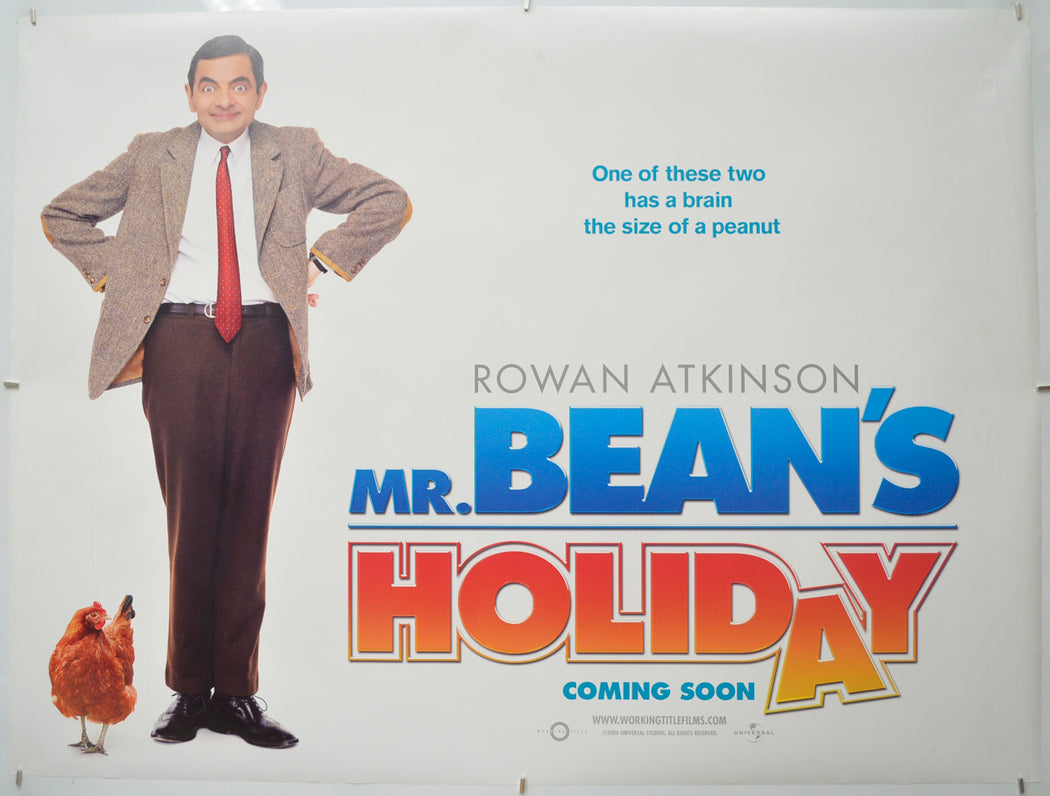 Mr. Bean's Holiday Original Quad Poster - Film Poster - Movie Poster