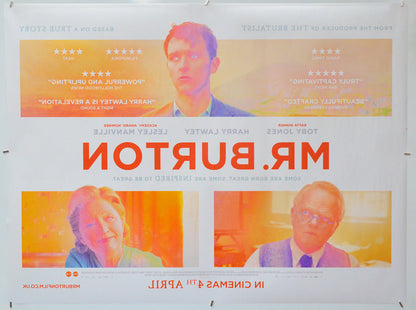Mr. Burton (Back) Cinema Quad Movie Poster 