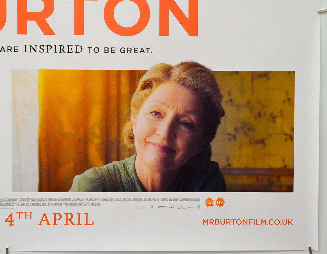 Mr. Burton (Bottom Right) Cinema Quad Movie Poster 