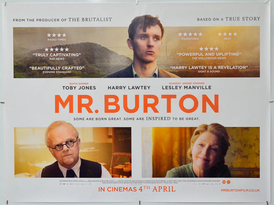 Mr. Burton - Original Quad Poster - Film Poster - Movie Poster