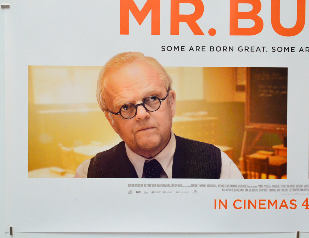 Mr. Burton (Bottom Left) Cinema Quad Movie Poster 