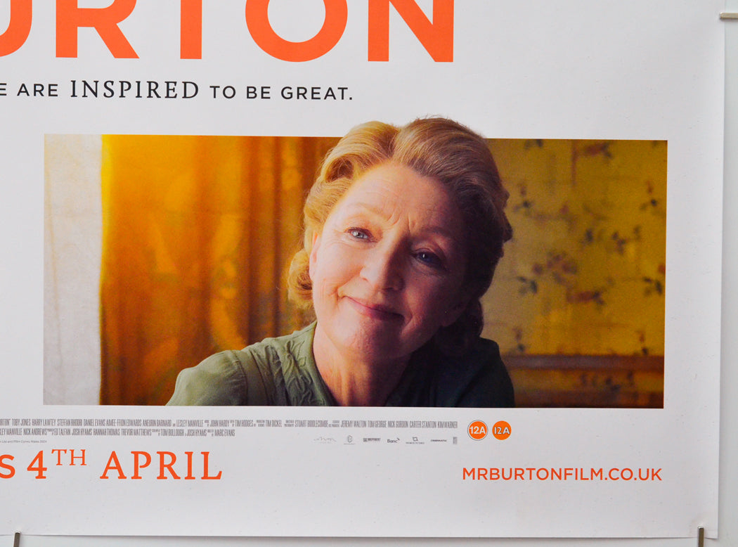 Mr. Burton (Bottom Right) Cinema Quad Movie Poster 