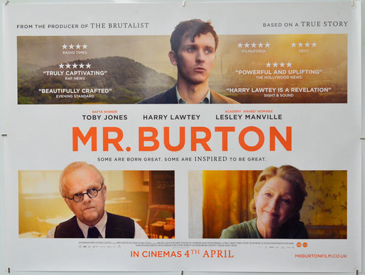 Mr. Burton - Original Quad Poster - Film Poster - Movie Poster