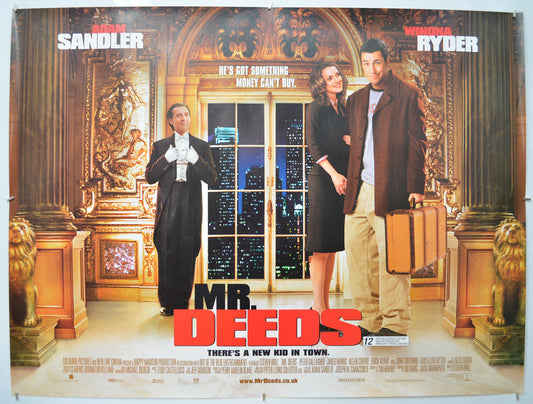 Mr. Deeds Original Quad Poster - Film Poster - Movie Poster  