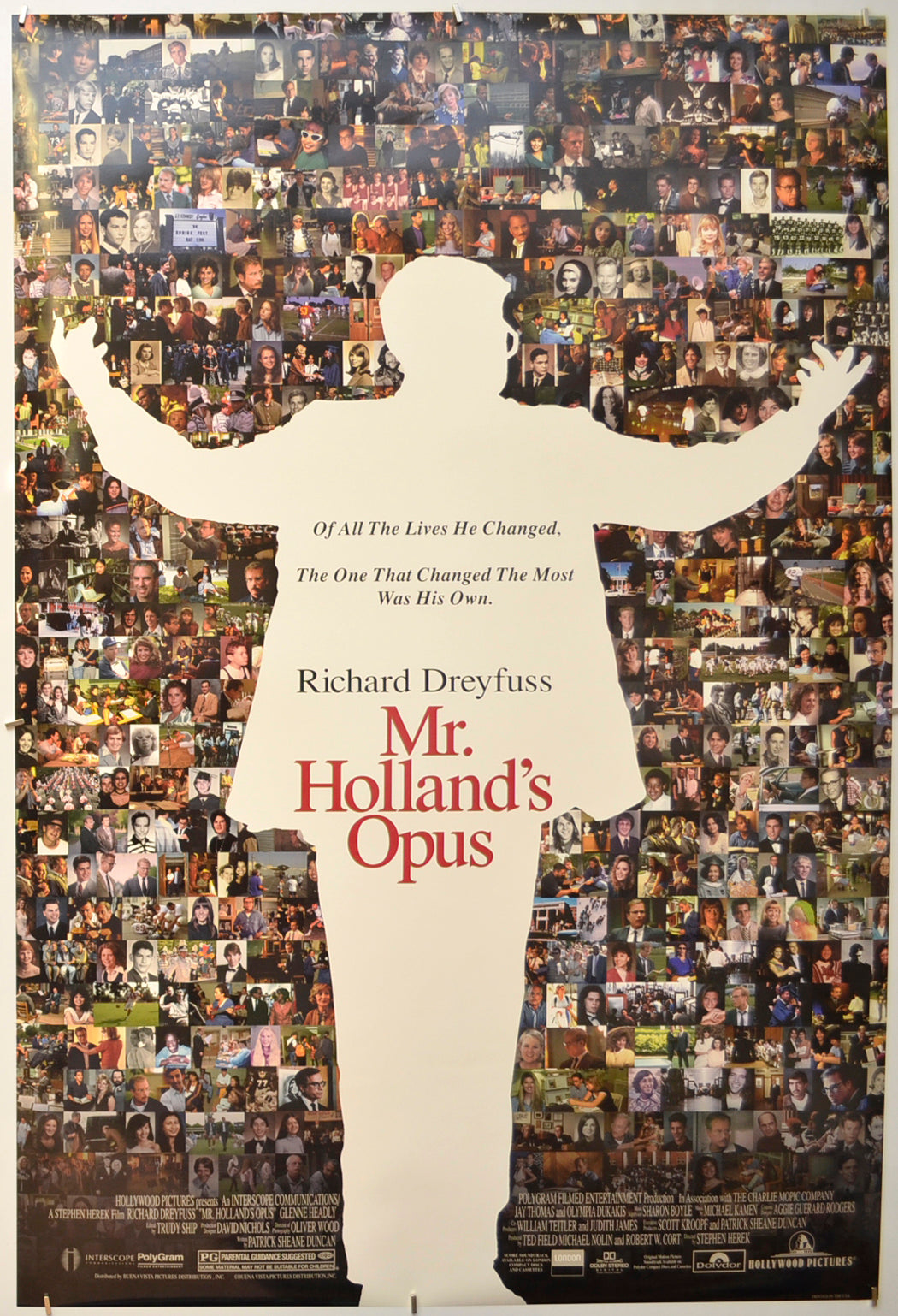 Mr Holland's Opus Original One Sheet Poster - Film Poster - Movie Poster