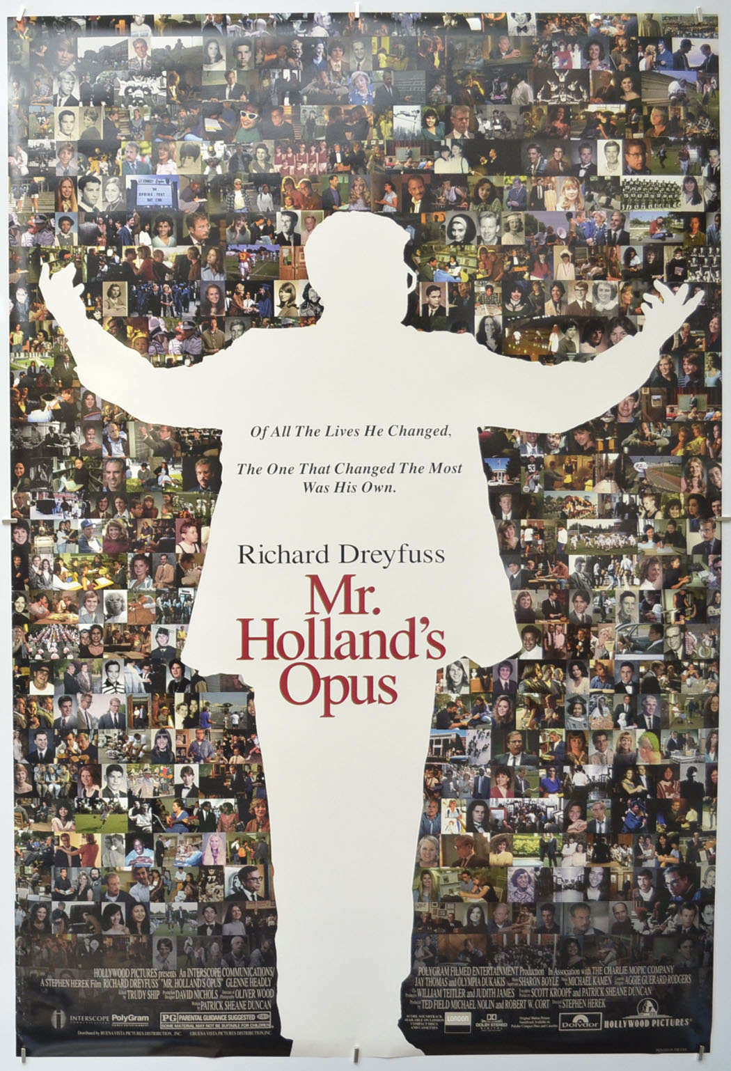 Mr Holland's Opus  Original One Sheet Poster - Film Poster - Movie Poster