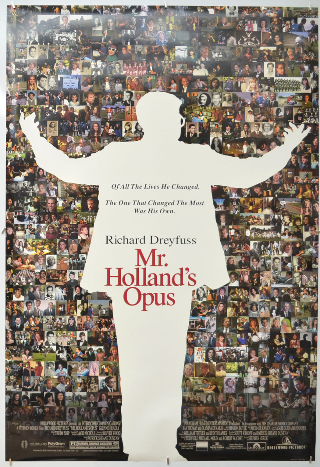 Mr Holland's Opus Original One Sheet Poster - Film Poster - Movie Poster