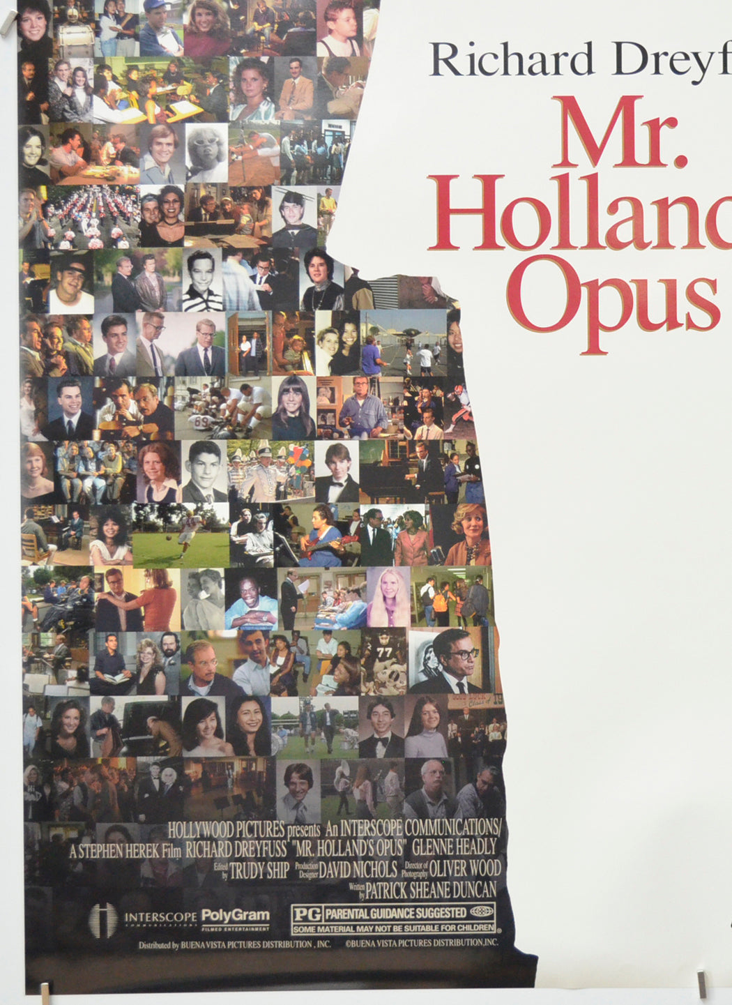 MR HOLLAND’S OPUS (Bottom Left) Cinema One Sheet Movie Poster 