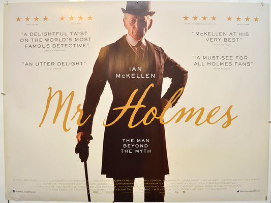 Mr Holmes  Original Quad Poster - Film Poster - Movie Poster