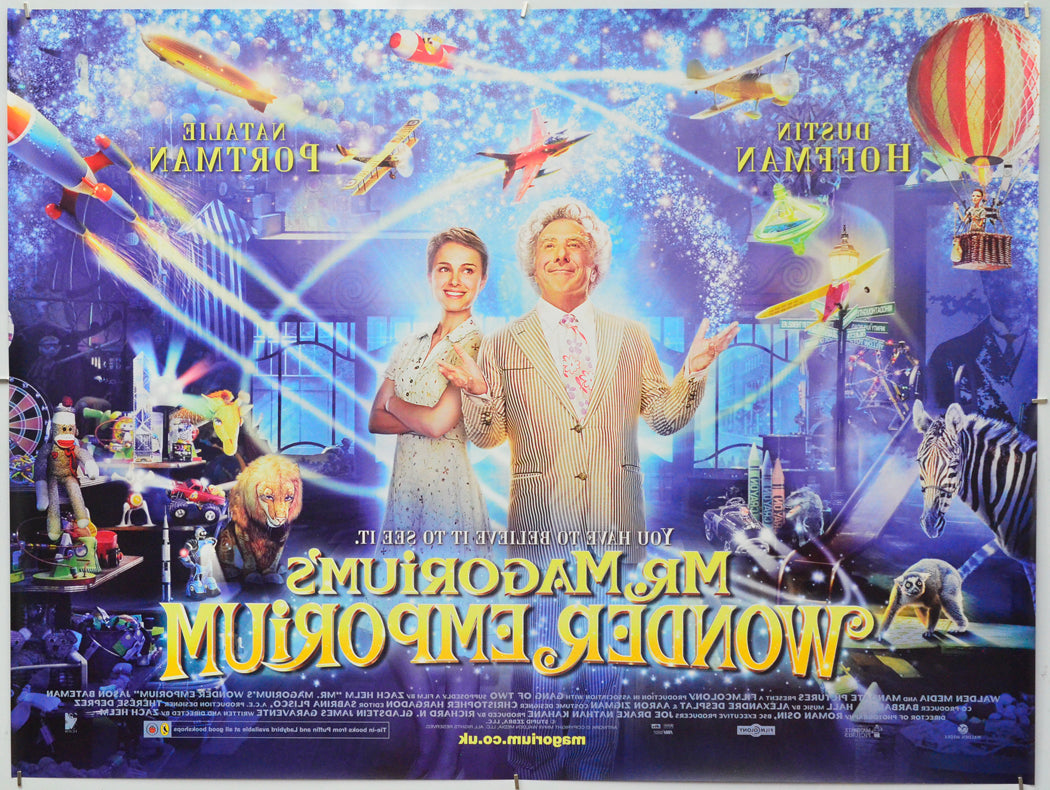 Mr Magorium's Wonder Emporium (Back) Cinema Quad Movie Poster 