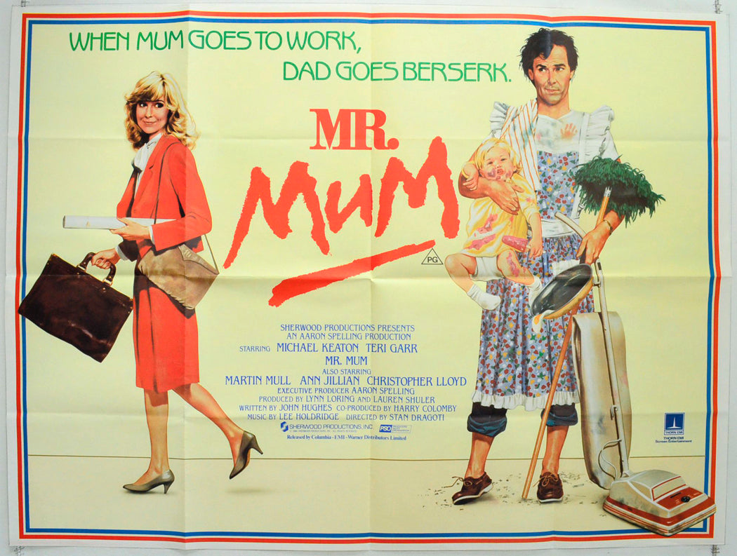 Mr Mum Original British Quad Poster - Film Poster - Movie Poster 