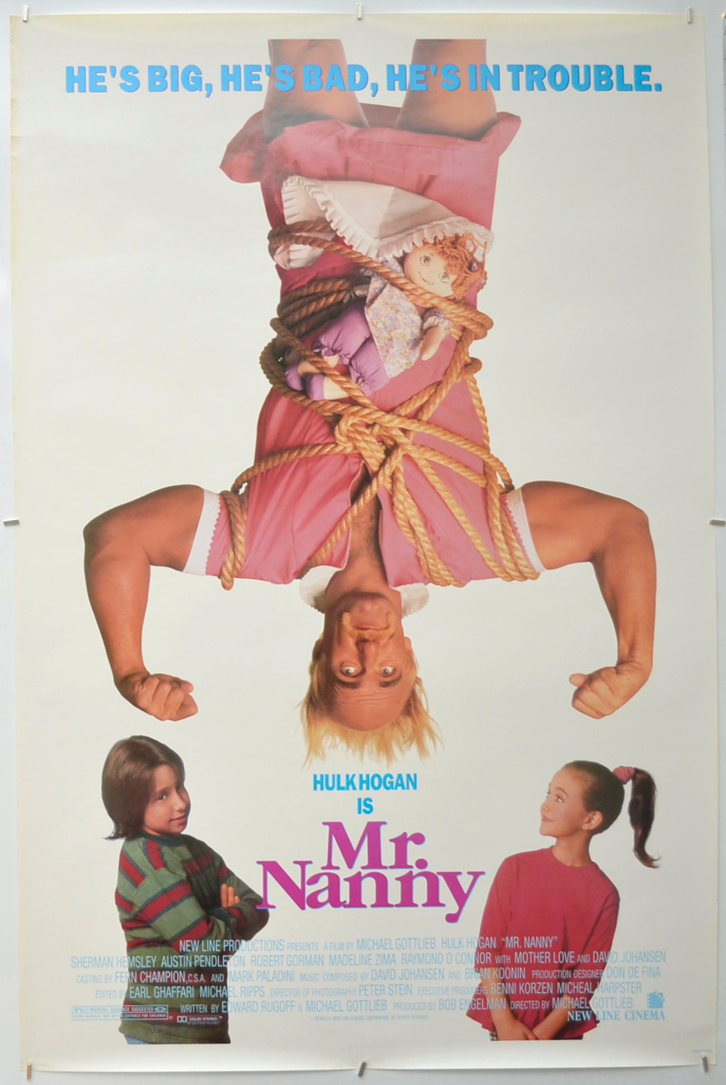 Mr Nanny Original One Sheet Poster - Film Poster - Movie Poster